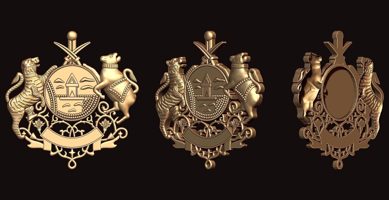 RAJPUT BATCH  LOGO COLLECTION 3D print model_6