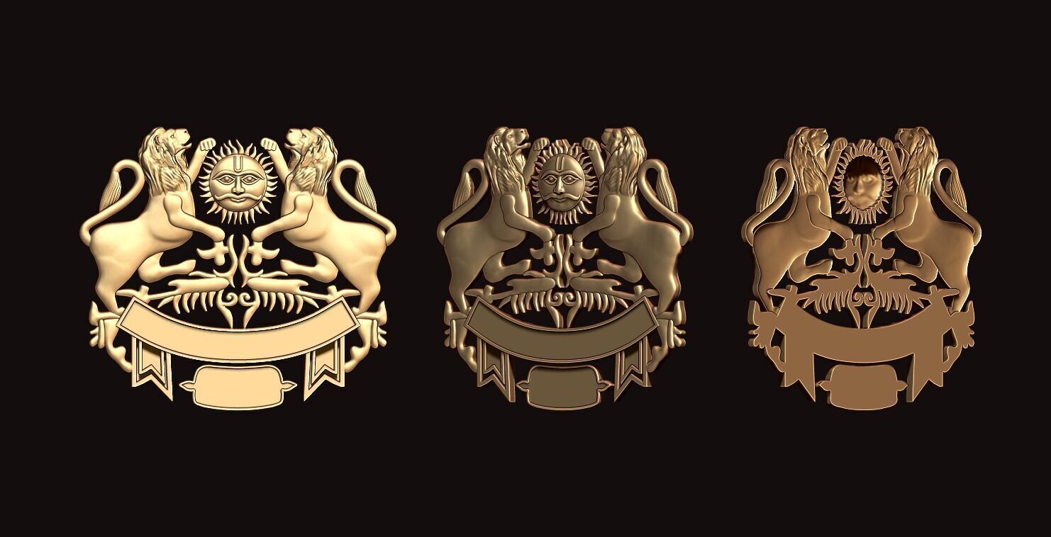 RAJPUT BATCH  LOGO COLLECTION 3D print model_3