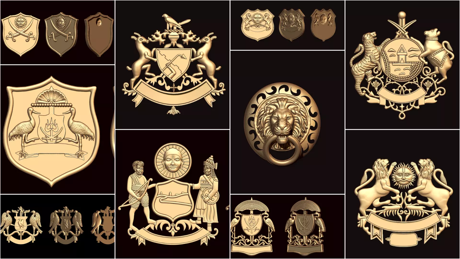 RAJPUT BATCH  LOGO COLLECTION 3D print model_0