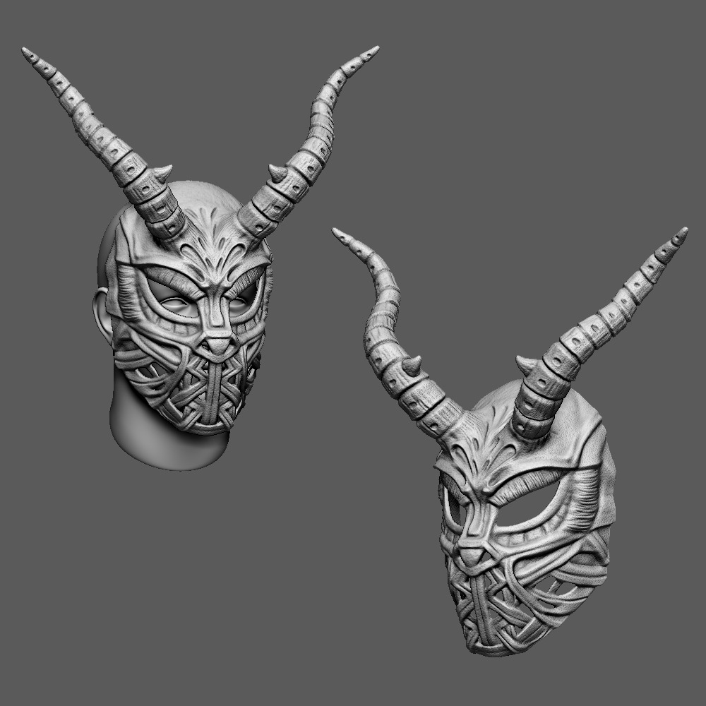 Panther Erik Killmonger mask Halloween Mask Cosplay Helmet 3D print model_1