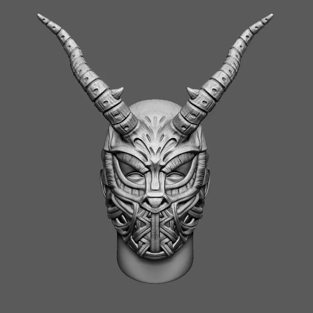 Panther Erik Killmonger mask Halloween Mask Cosplay Helmet 3D print model_0