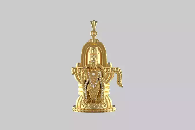 Shiva Lingam Pendant file 3D print model