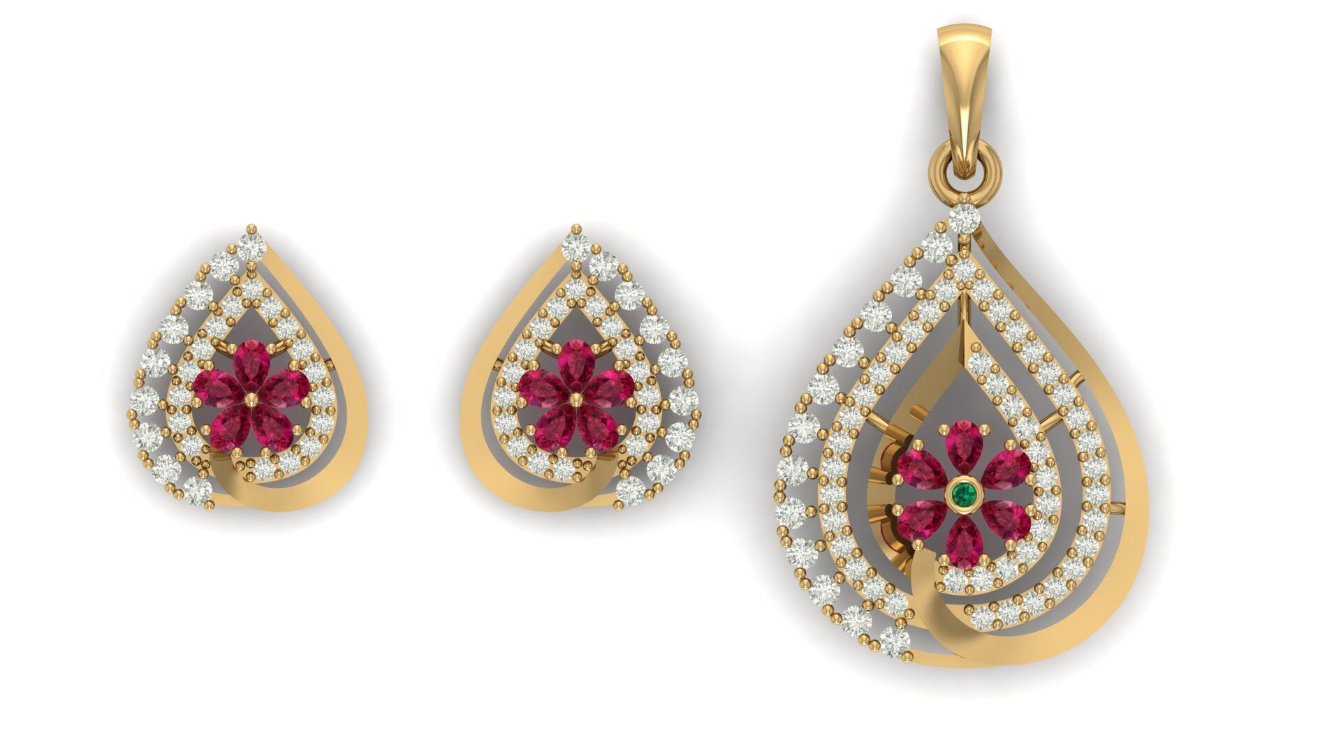 Pendant Necklace 3D print model_10