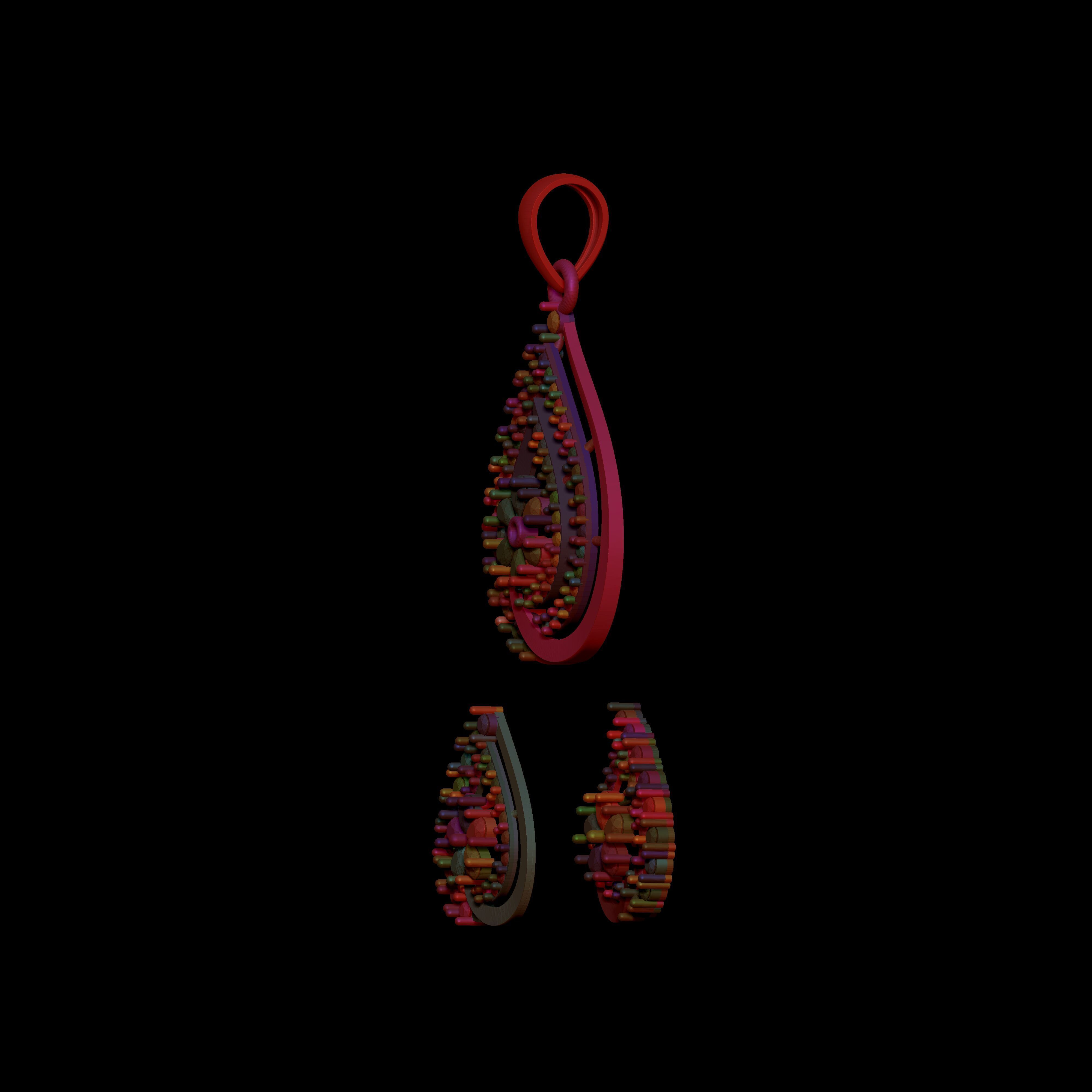 Pendant Necklace 3D print model_16