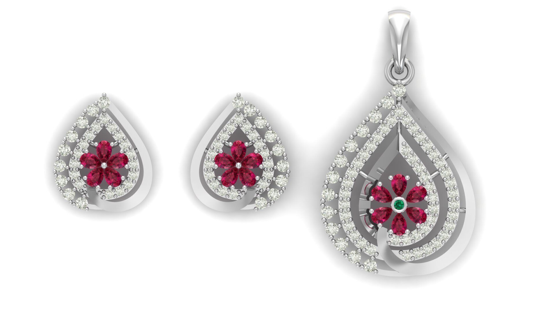 Pendant Necklace 3D print model_14