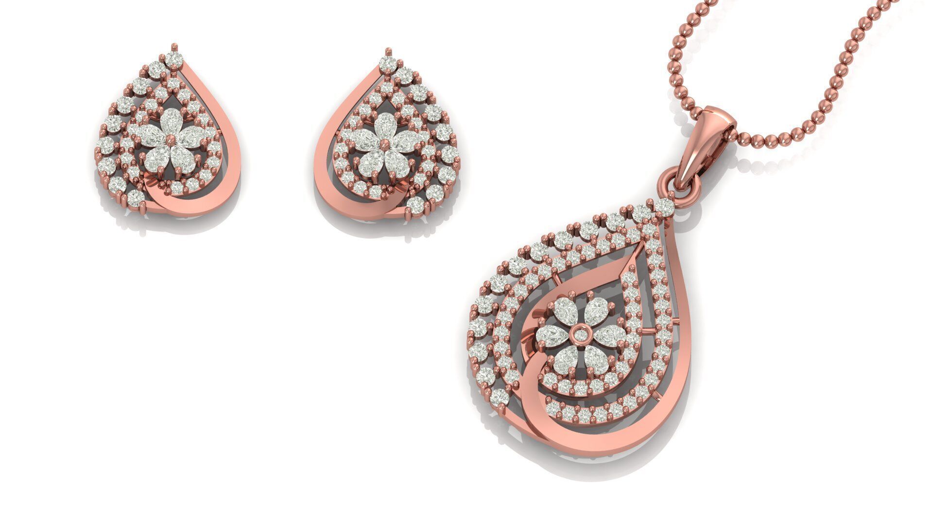 Pendant Necklace 3D print model_2