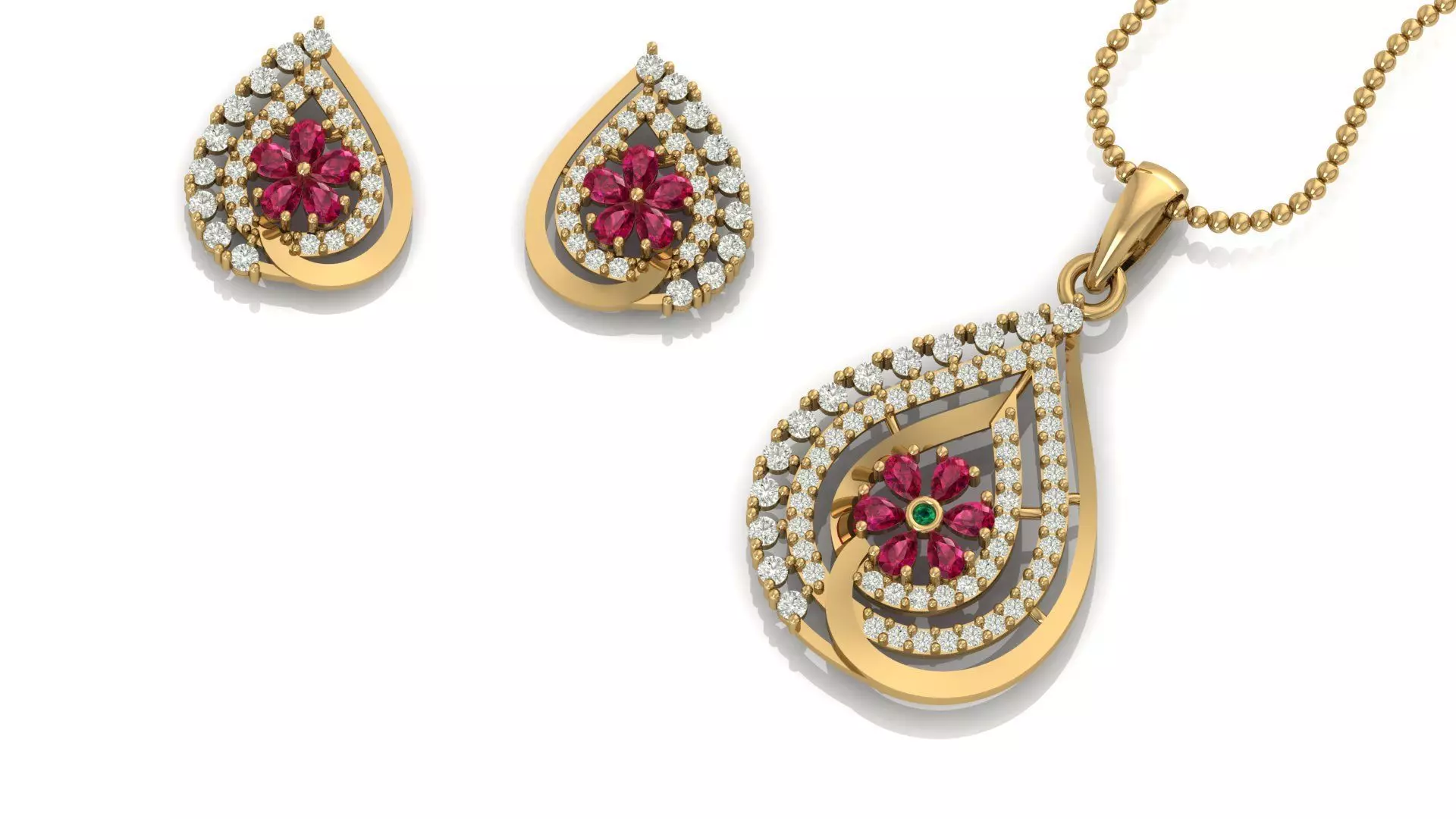 Pendant Necklace 3D print model_0