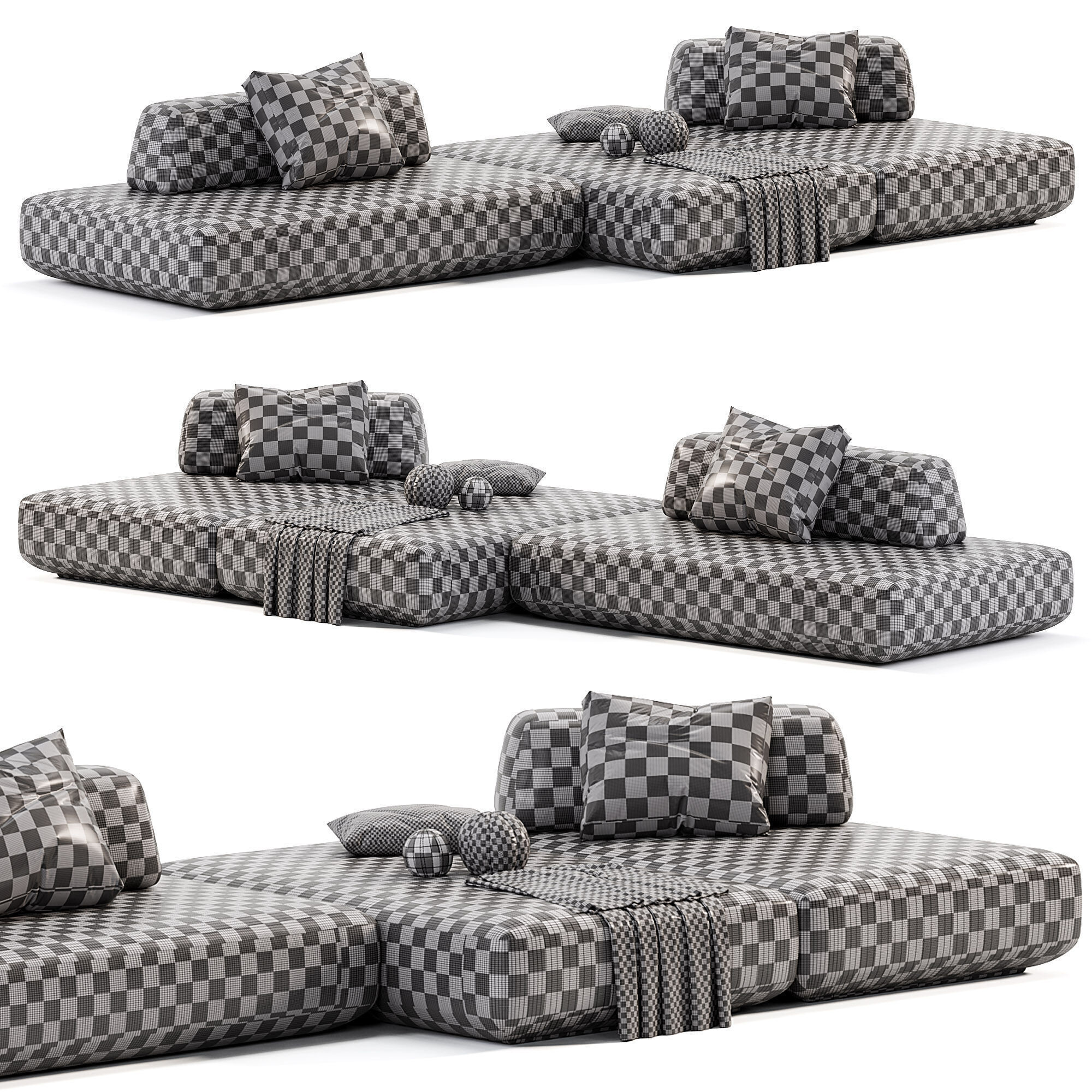 Boca Tommy Sofa Free low-poly 3D model_7