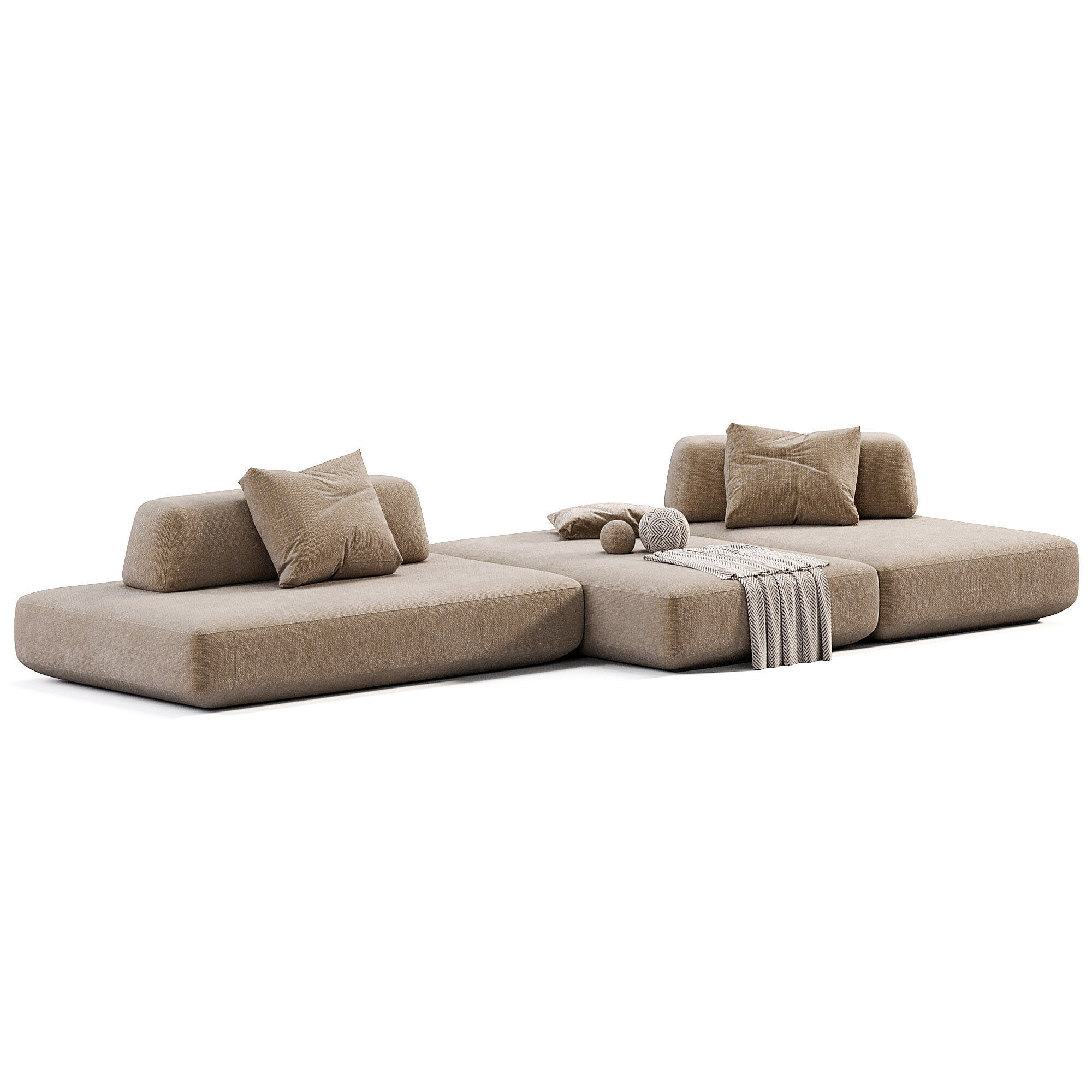 Boca Tommy Sofa Free low-poly 3D model_6