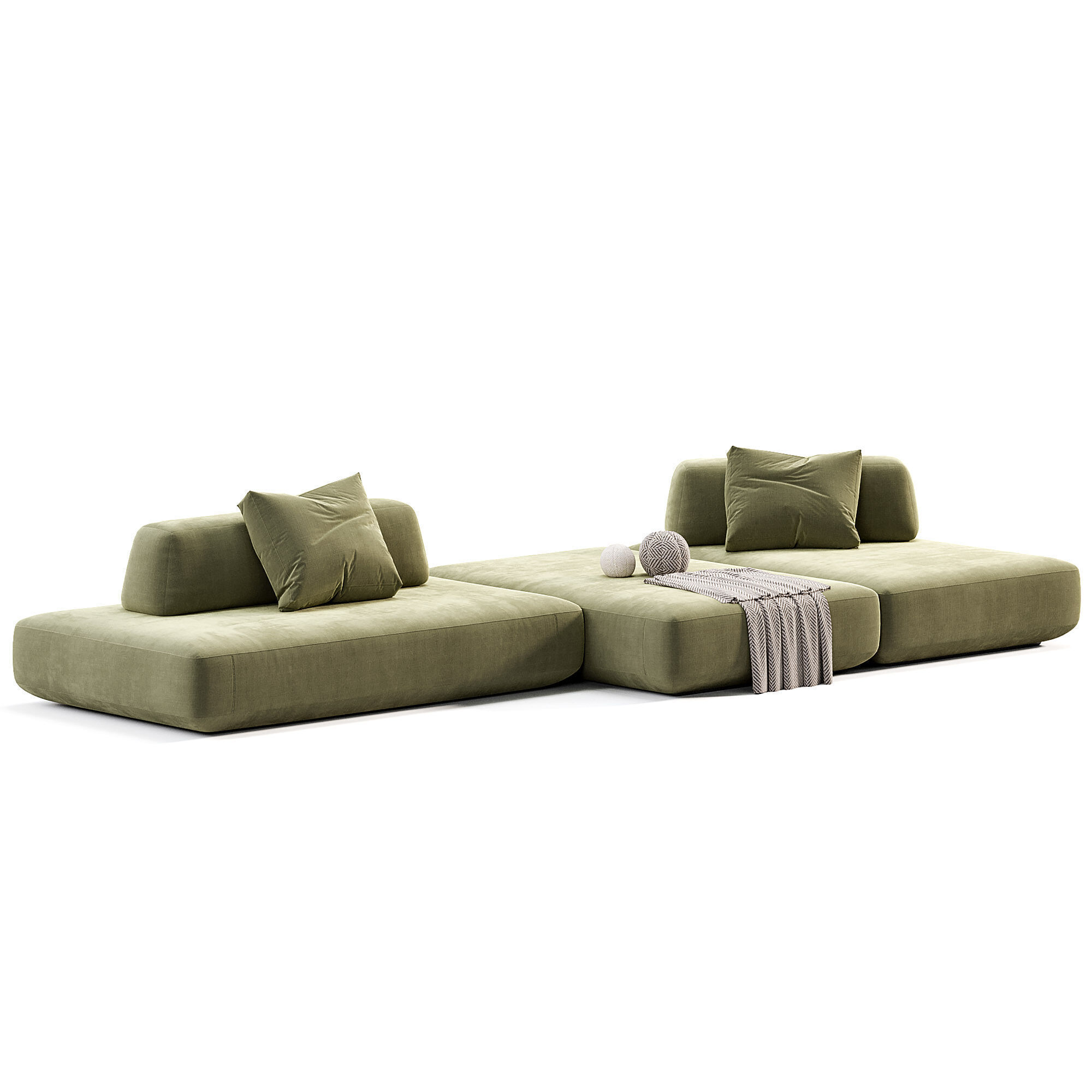Boca Tommy Sofa Free low-poly 3D model_5
