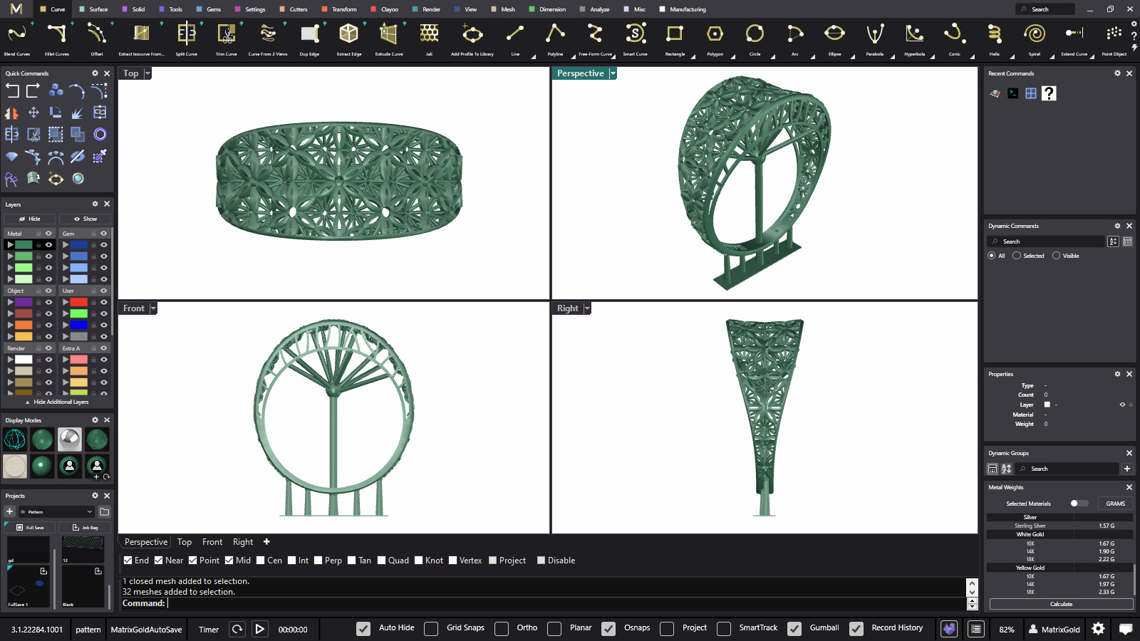 Fusion ring 3D printer model code 143 3D print model 3D print model_6