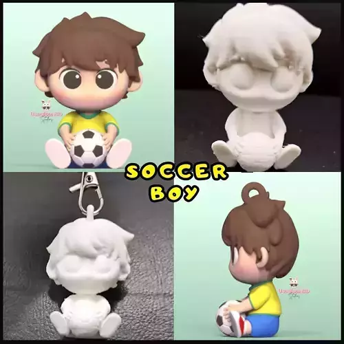 Soccer Boy and Keychain version