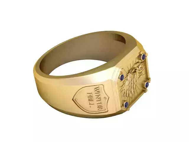 LION ANIMAL RING 3D PRINTABLE MODEL 