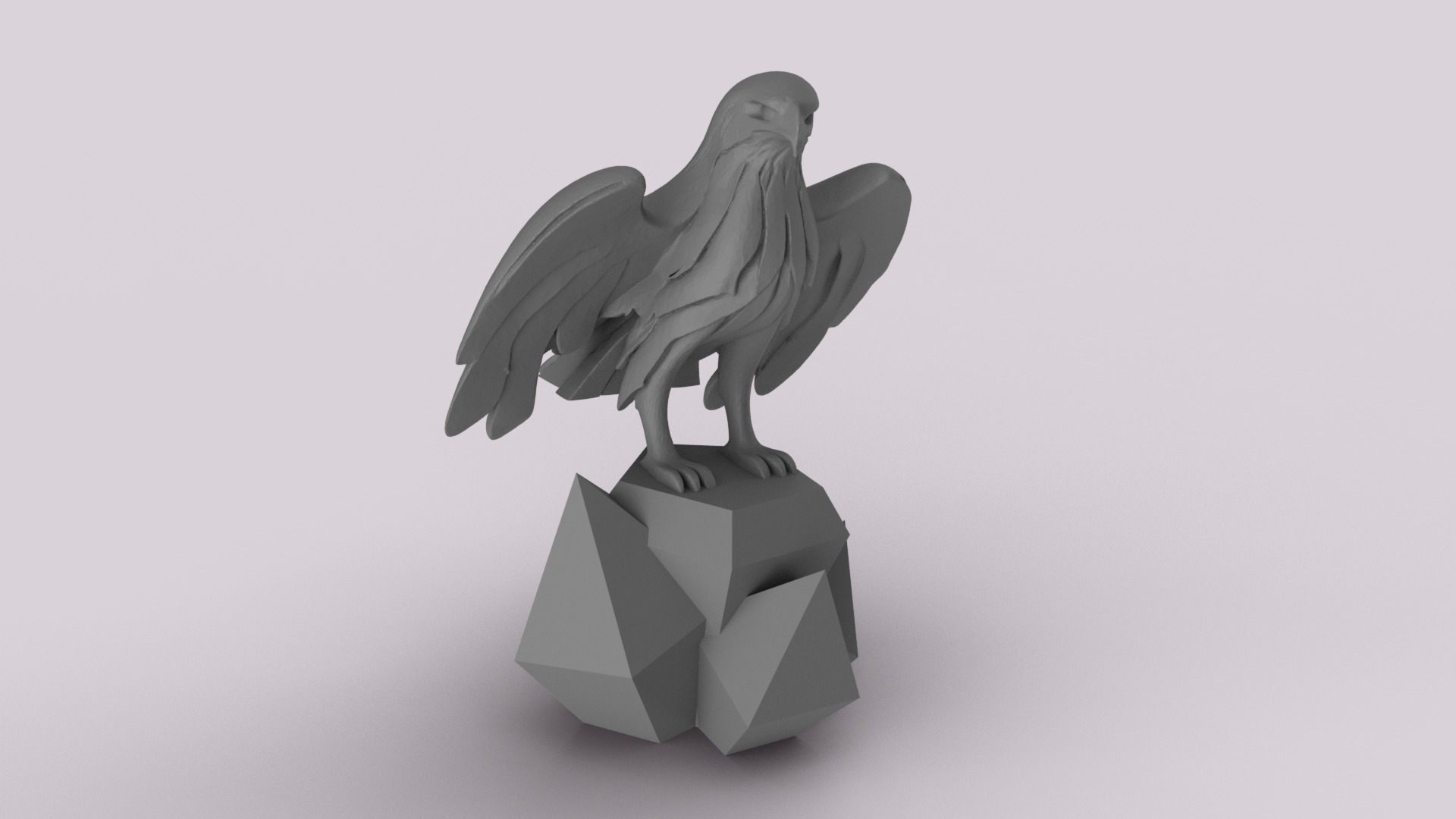 Eagle 3D print model_1