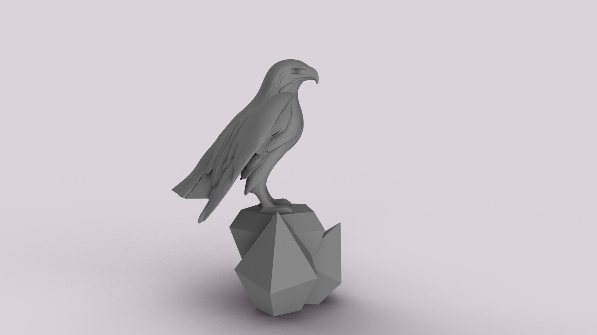 Eagle 3D print model_4