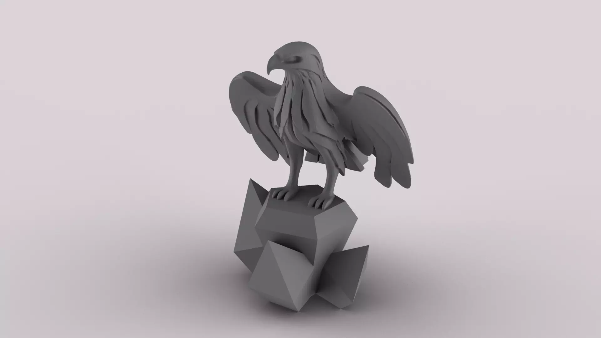 Eagle 3D print model_0