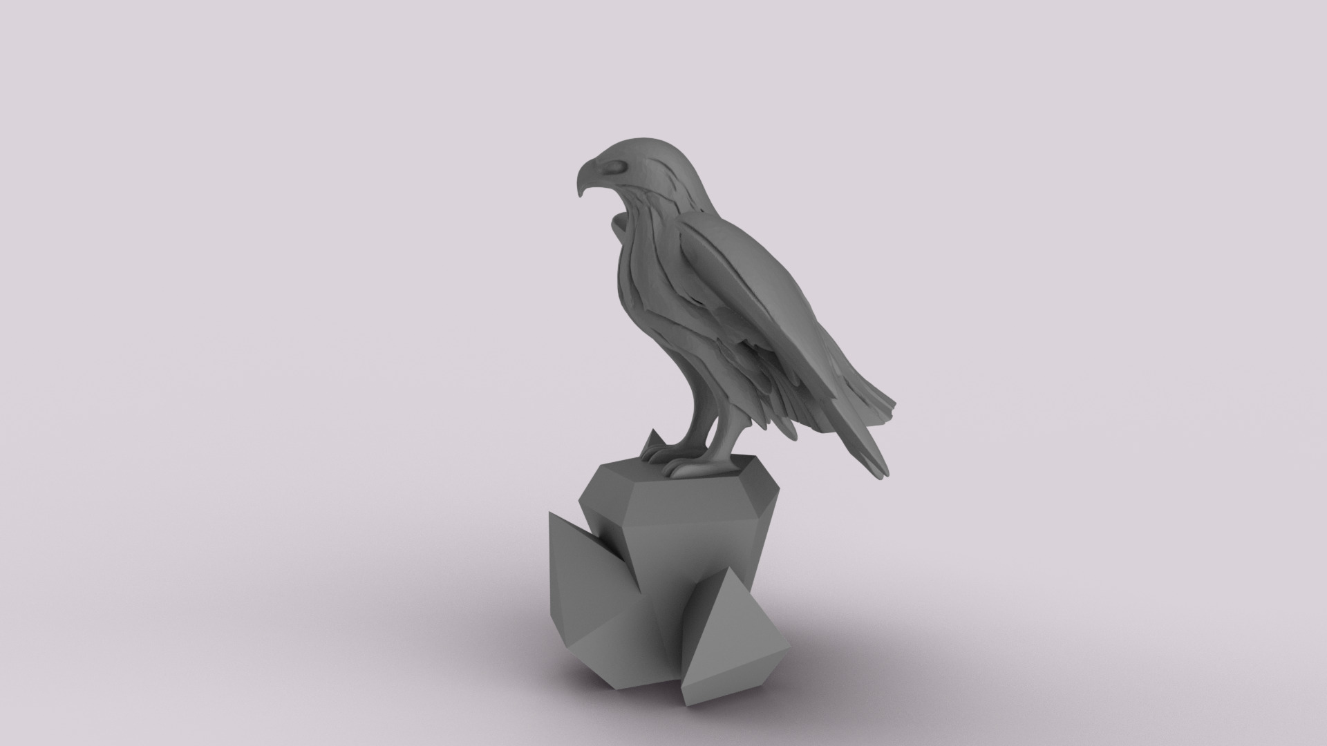 Eagle 3D print model_3