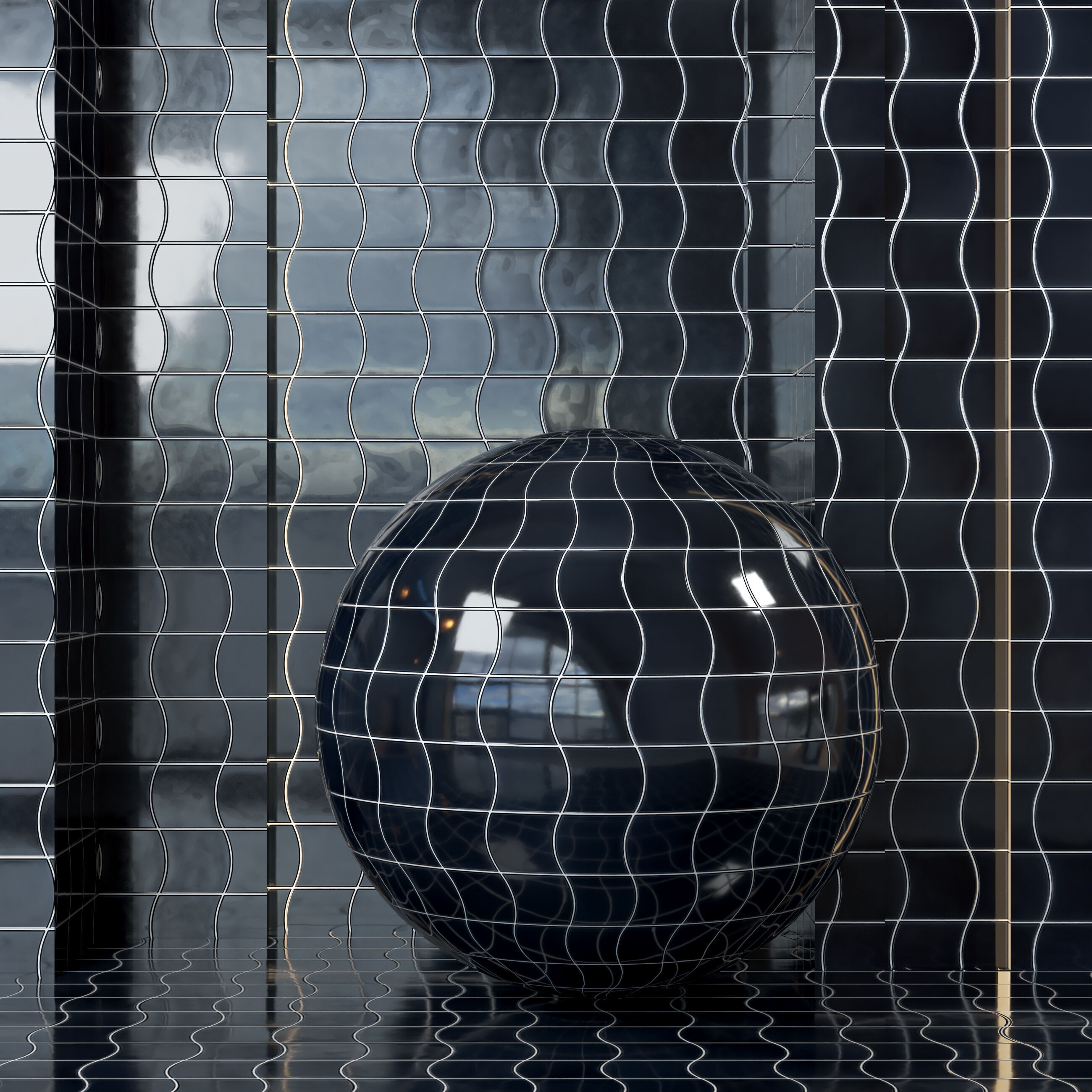 4K Equipe Wave Ceramics Textures - Premium - 9 Colors - Tiles Texture_1