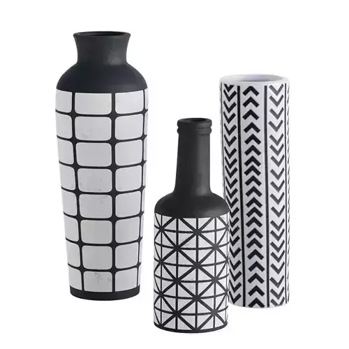 Pier 1 Set of 3 Vases