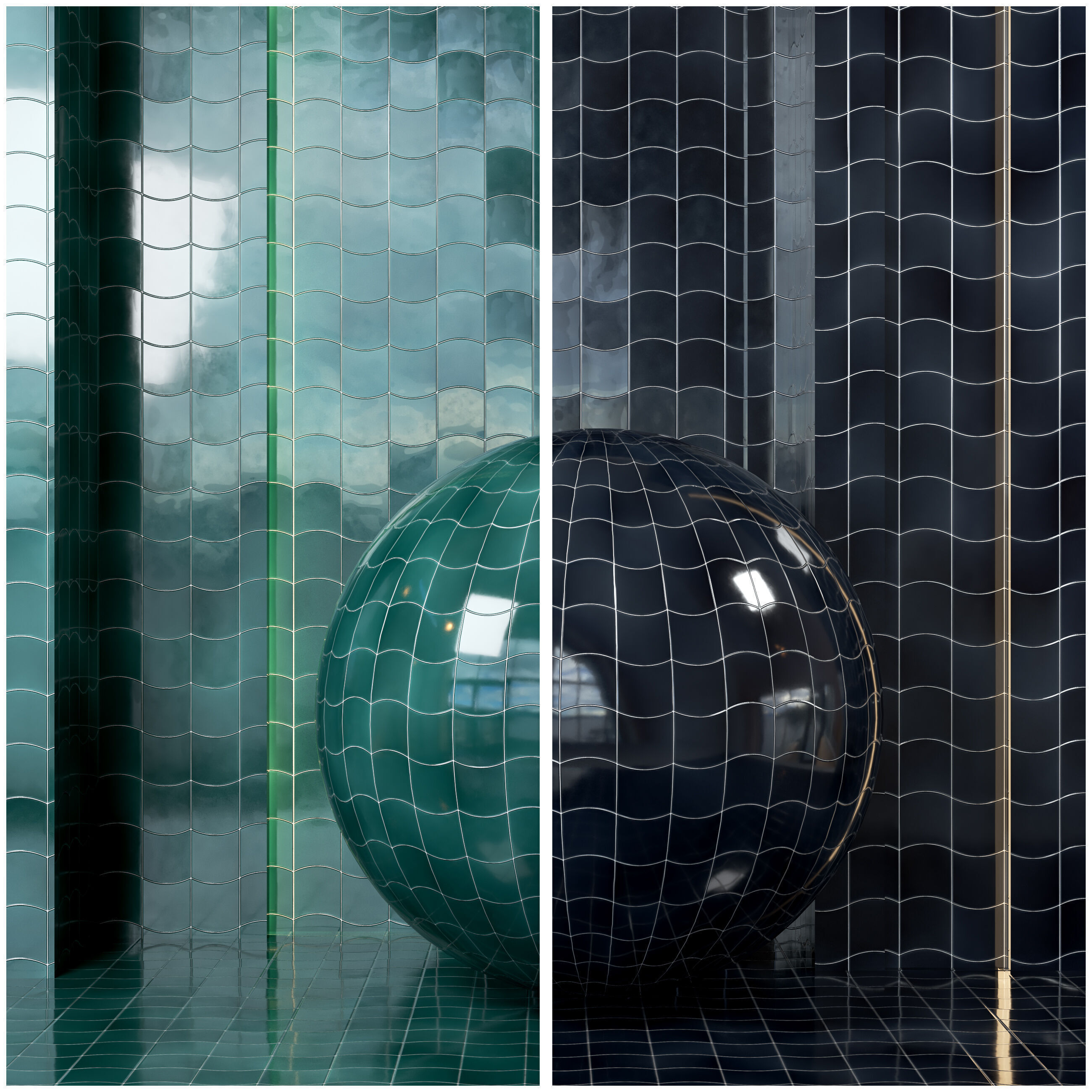 4K Equipe Wave Ceramics Textures - 9 Colors - Seamless PBR Texture_4