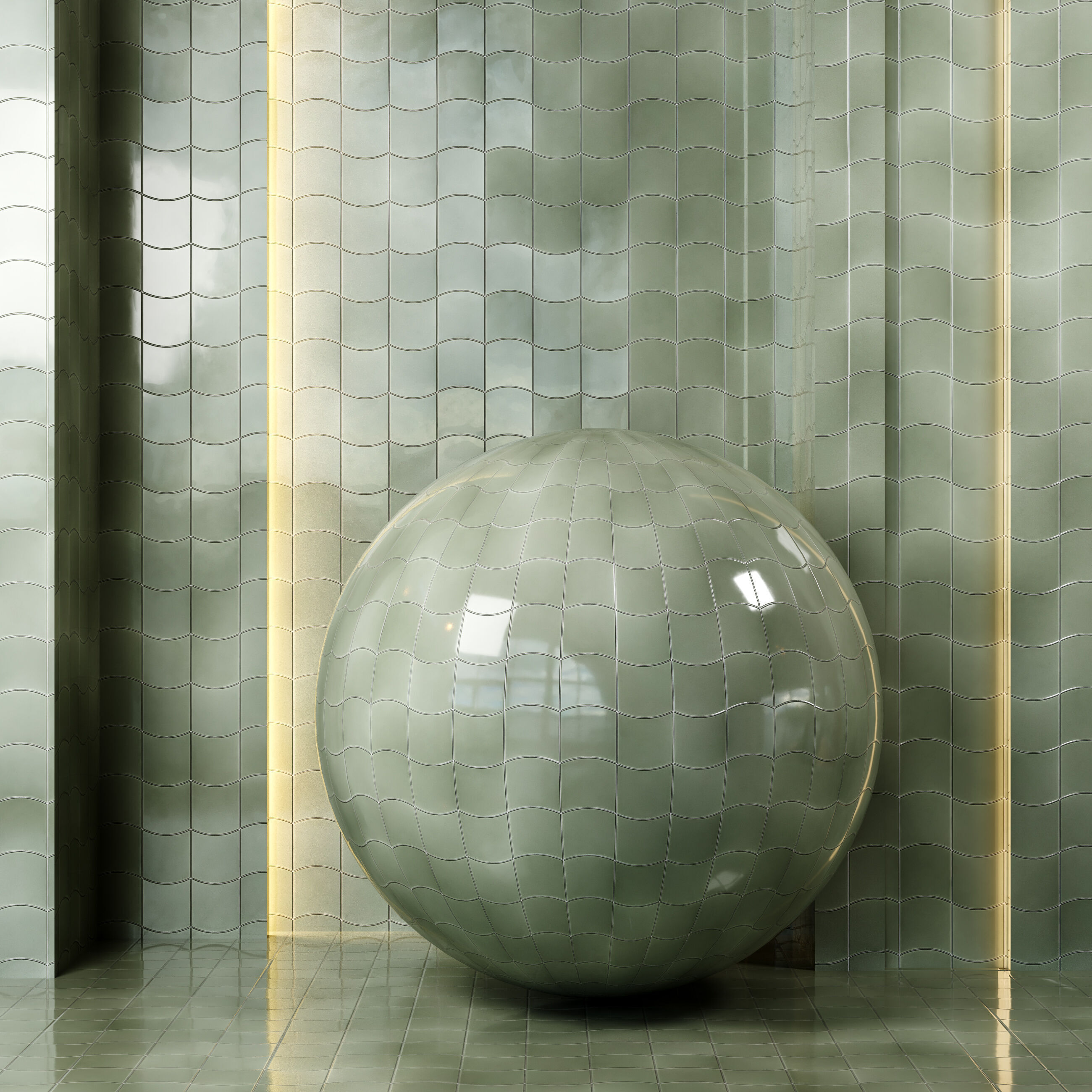 4K Equipe Wave Ceramics Textures - 9 Colors - Seamless PBR Texture_1