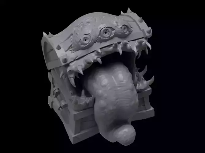 Mimic Printible Model Dungeons and Dragons