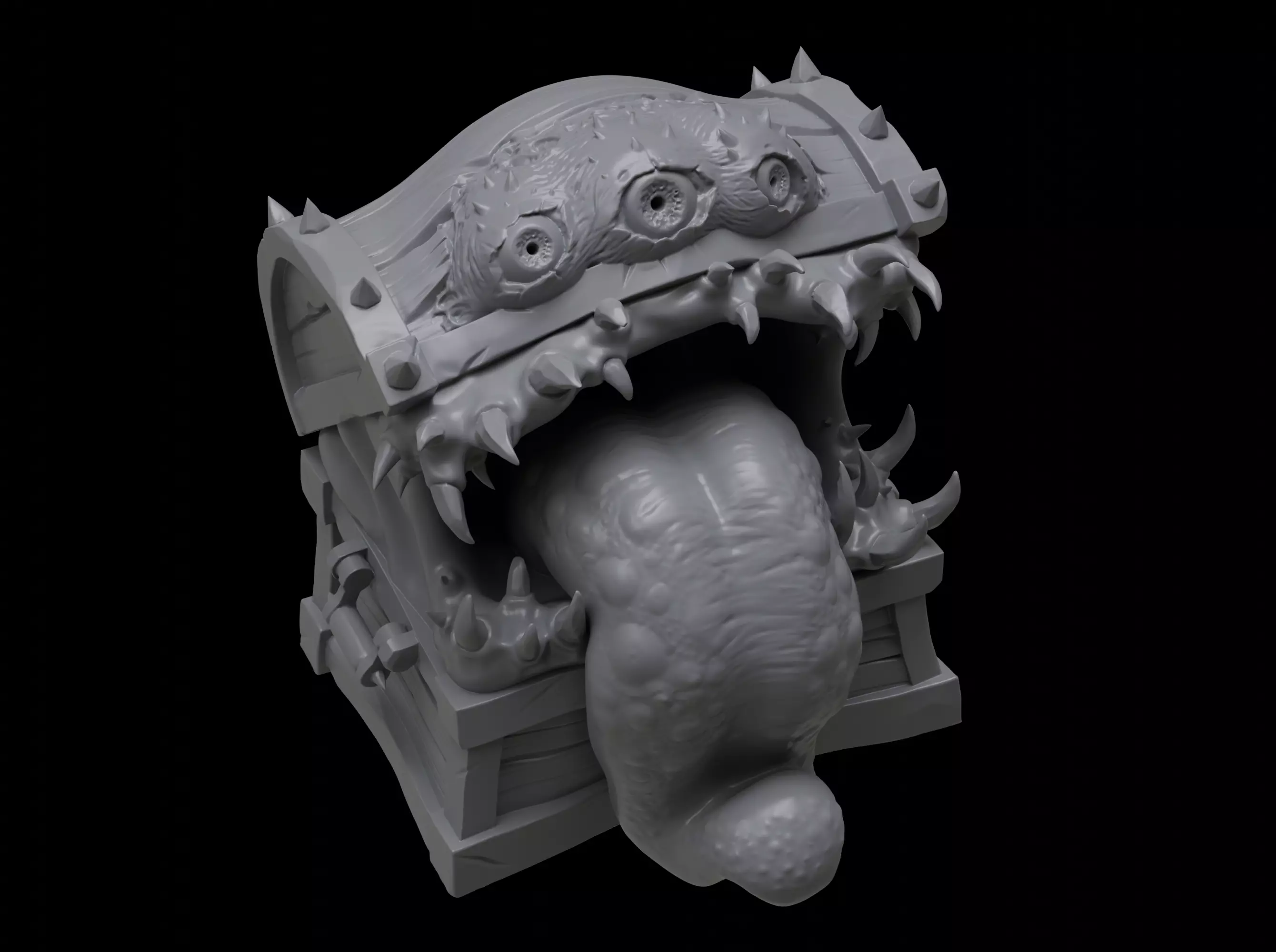 Mimic Printible Model Dungeons and Dragons 3D print model