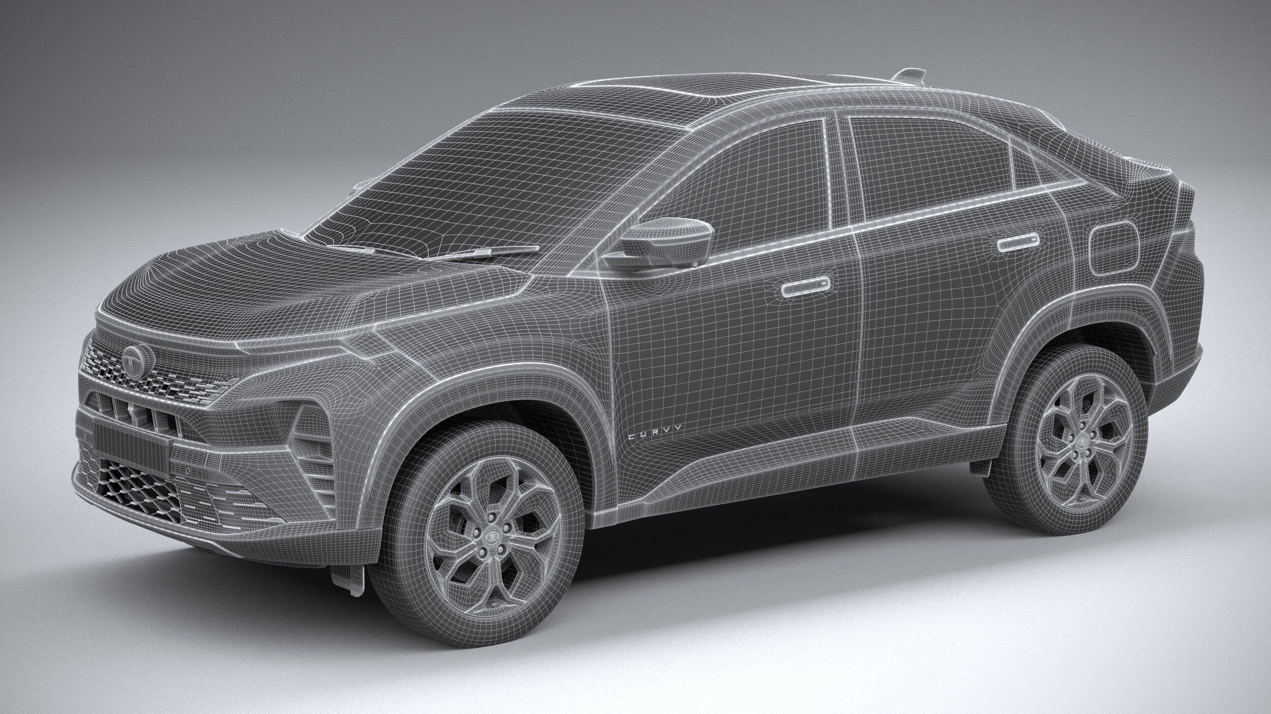 Tata Curvv 2025 3D model_26