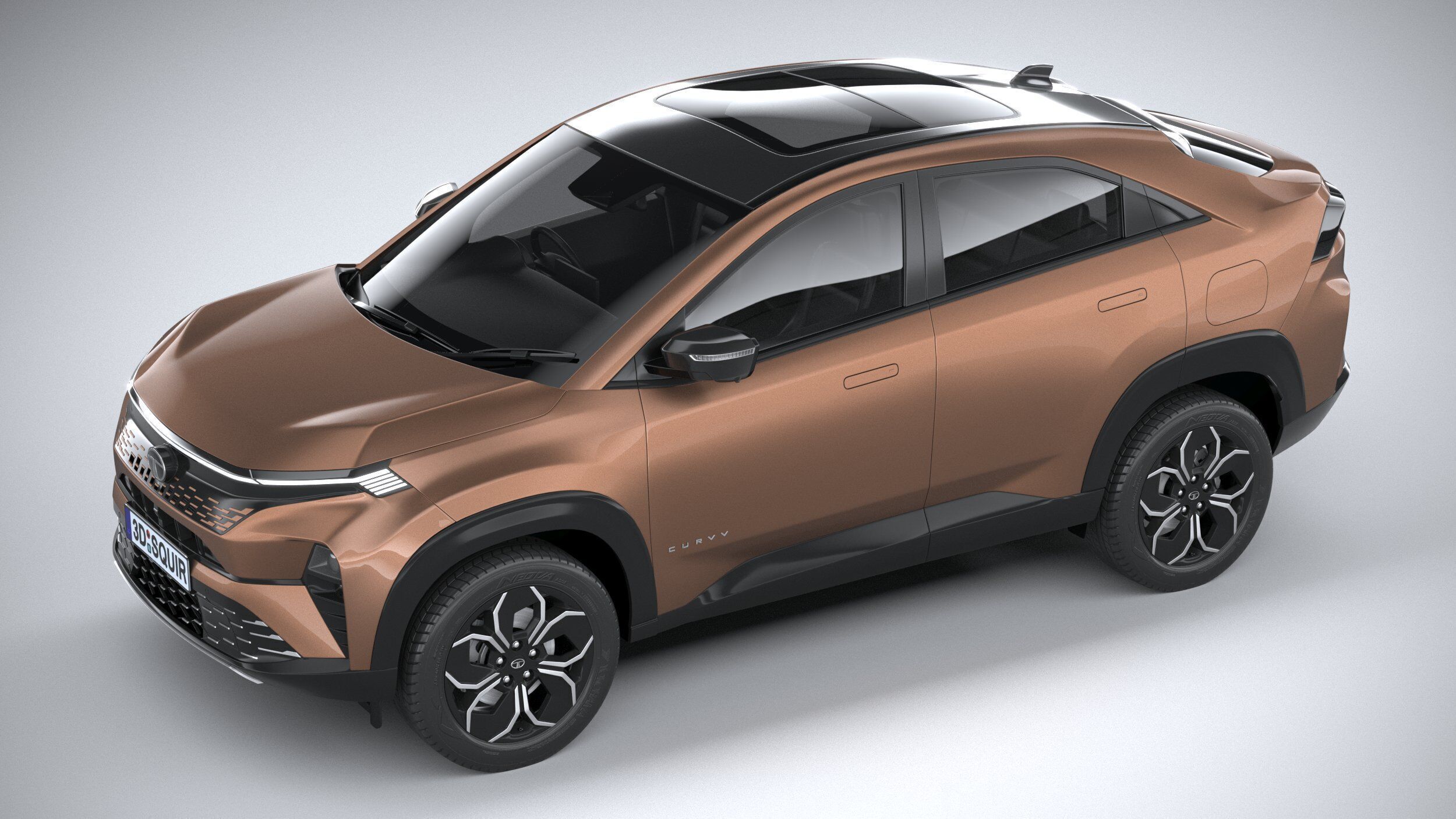 Tata Curvv 2025 3D model_7