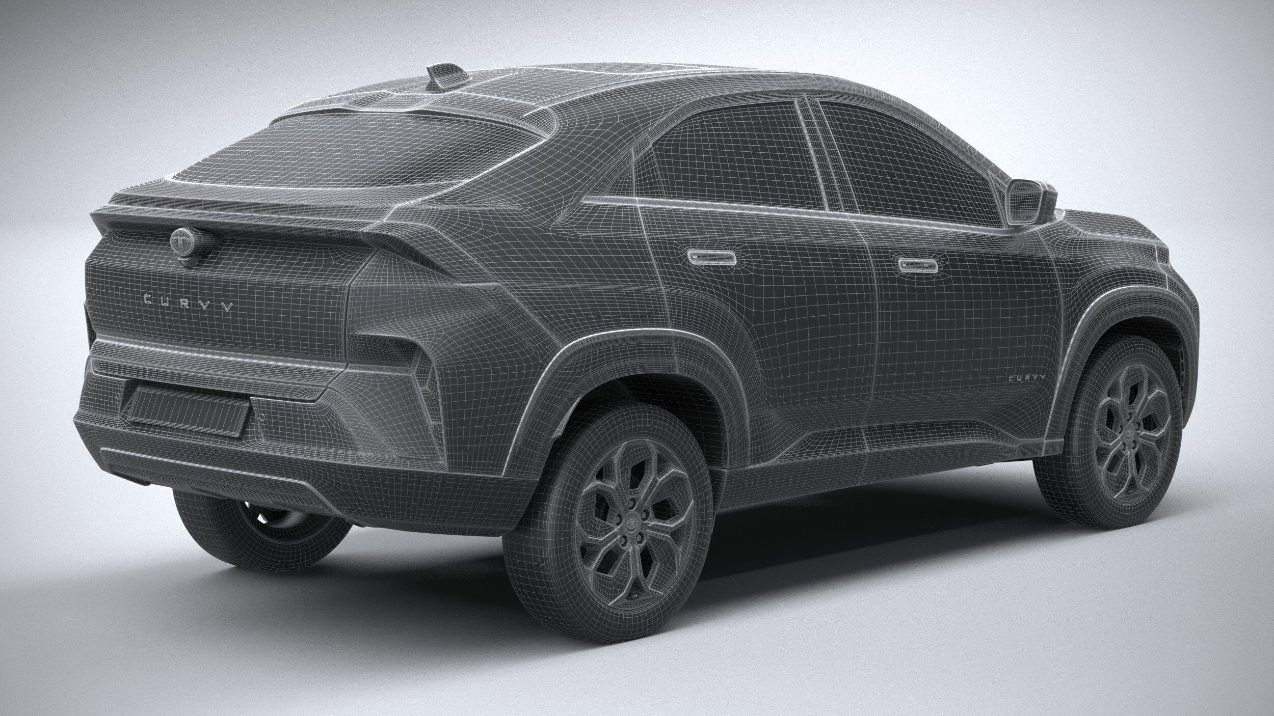 Tata Curvv 2025 3D model_27