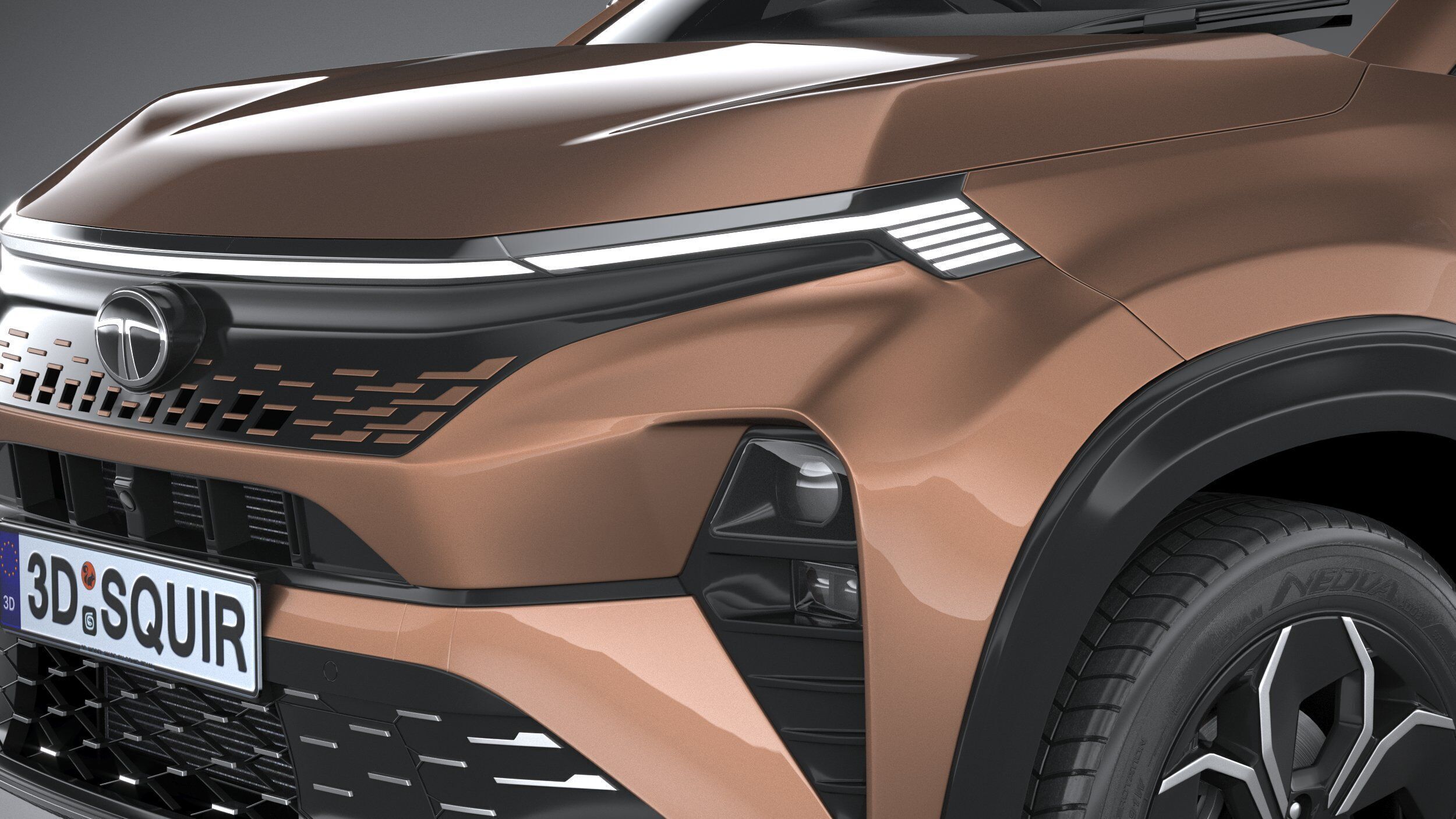 Tata Curvv 2025 3D model_14