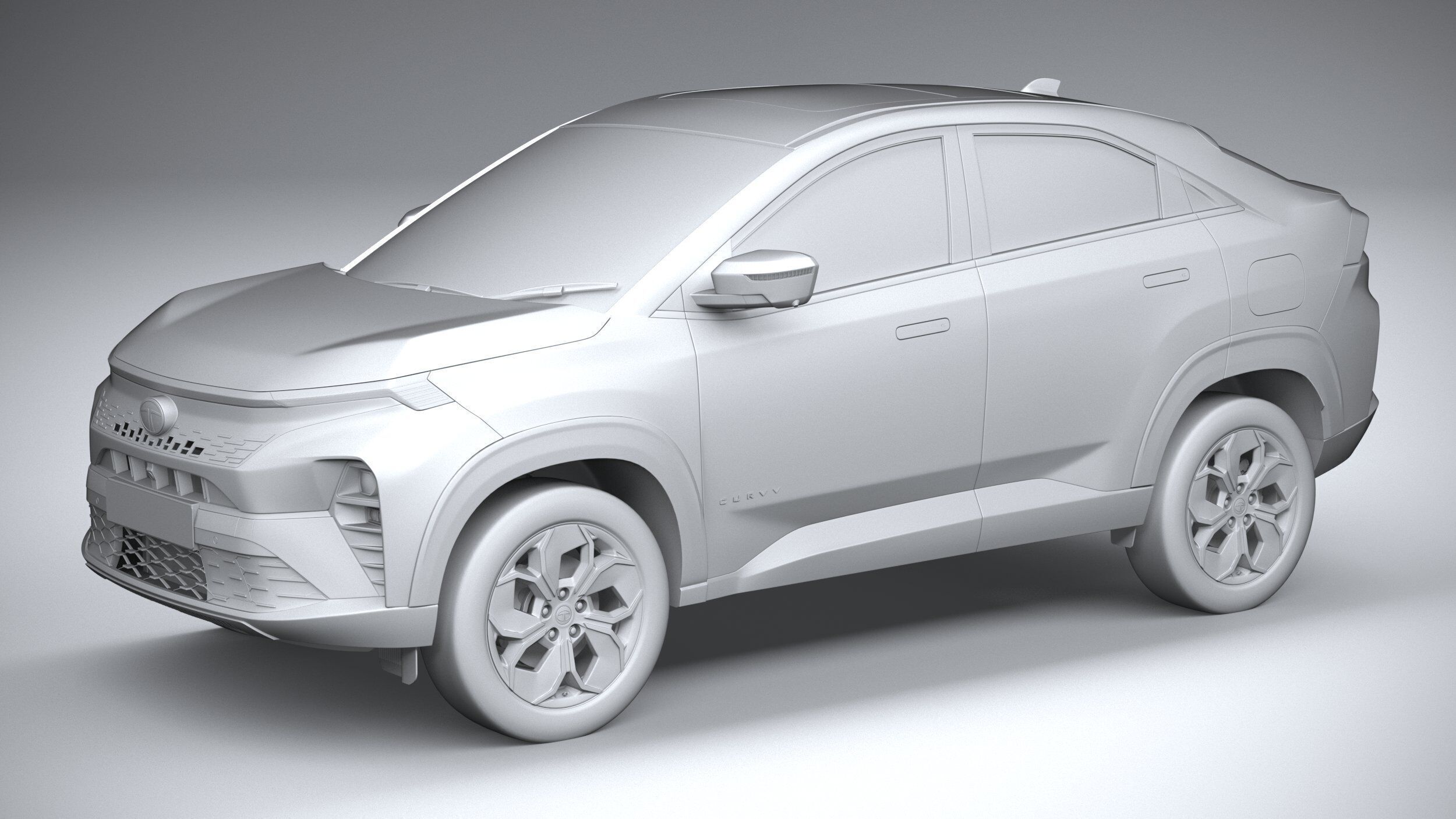 Tata Curvv 2025 3D model_19