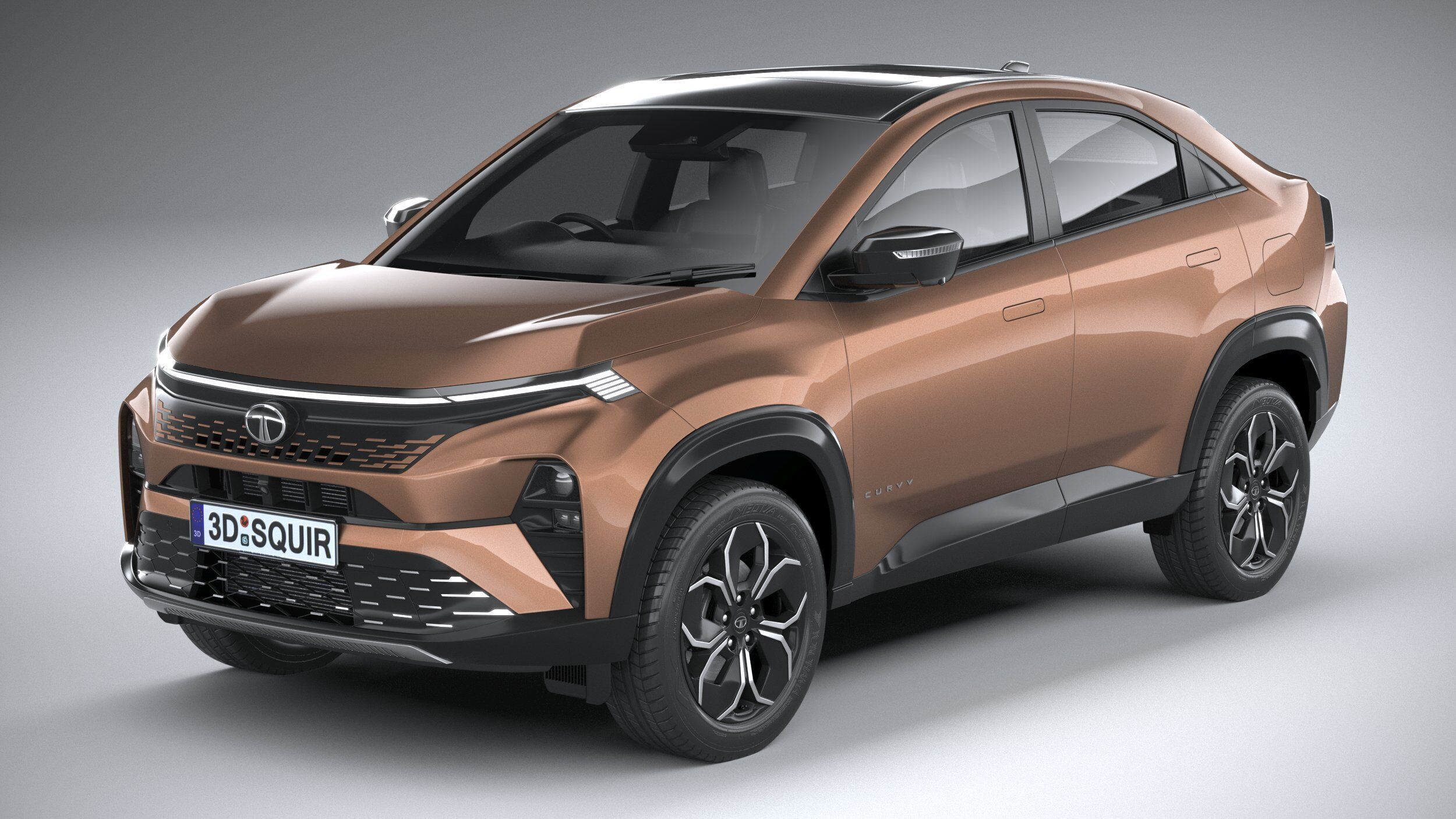 Tata Curvv 2025 3D model_1