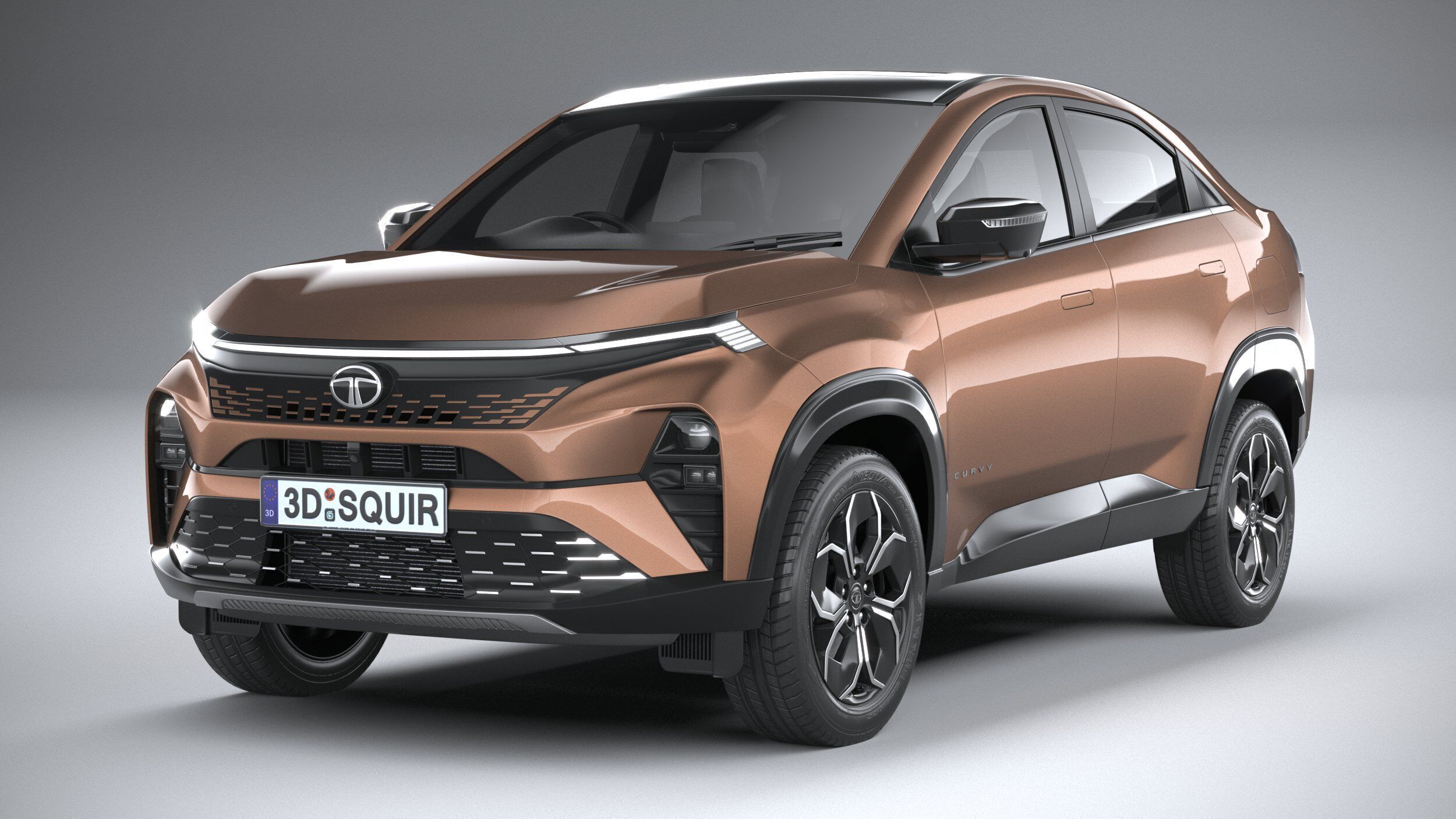 Tata Curvv 2025 3D model_2