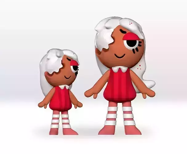 Ginger STL Dandys World 3D STL Model Fanart STL file