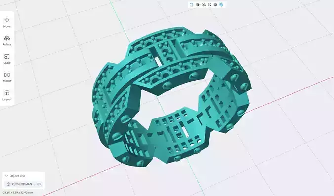 DIAMOND RING FOR MAN 40