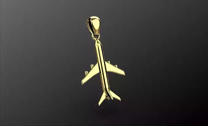 Airplane pendant 2202