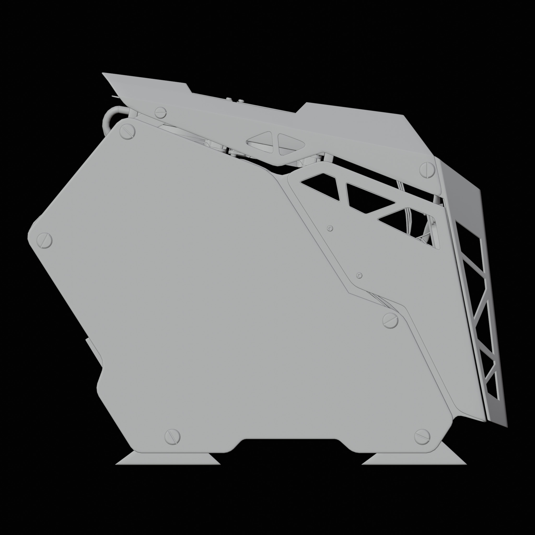 Cougar Conquer Gaming PC 3D model_12