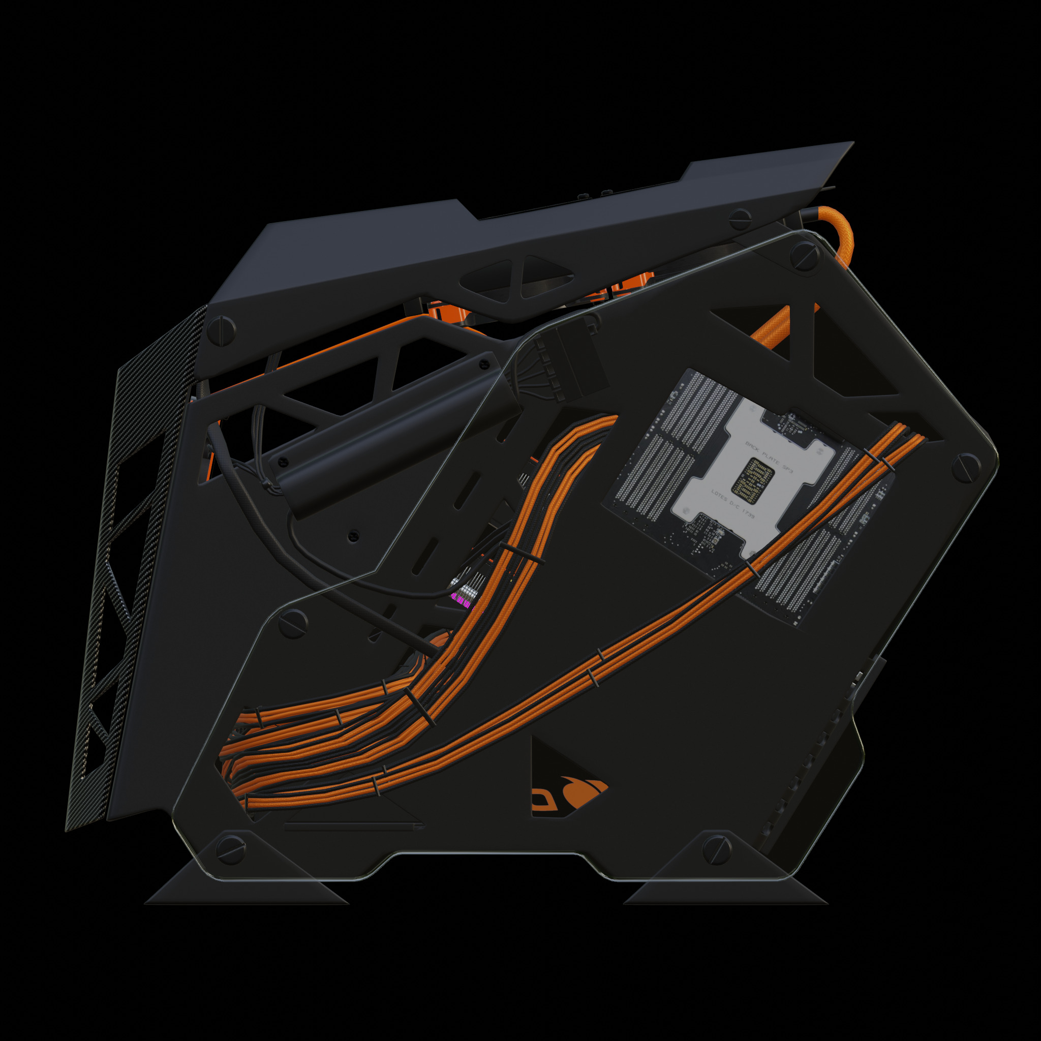 Cougar Conquer Gaming PC 3D model_5