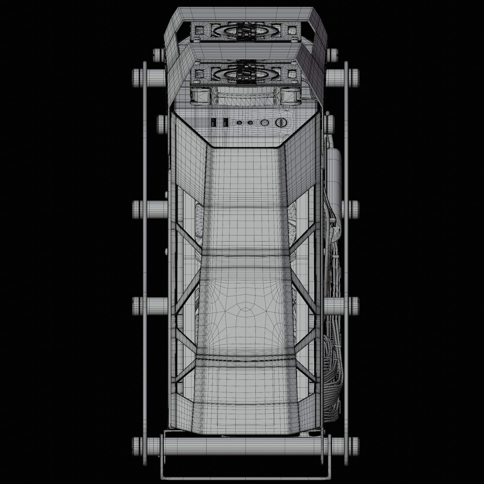 Cougar Conquer Gaming PC 3D model_14