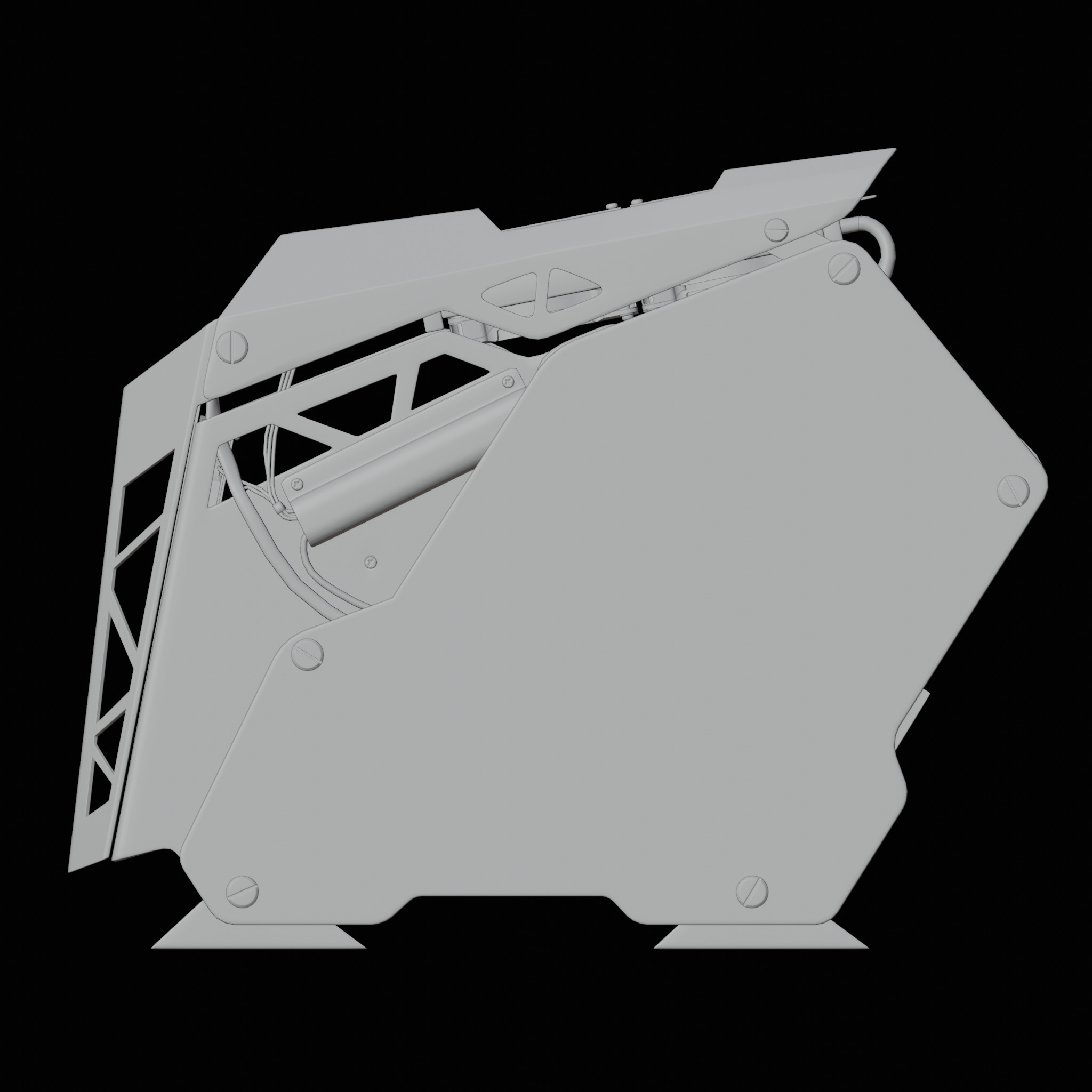 Cougar Conquer Gaming PC 3D model_4