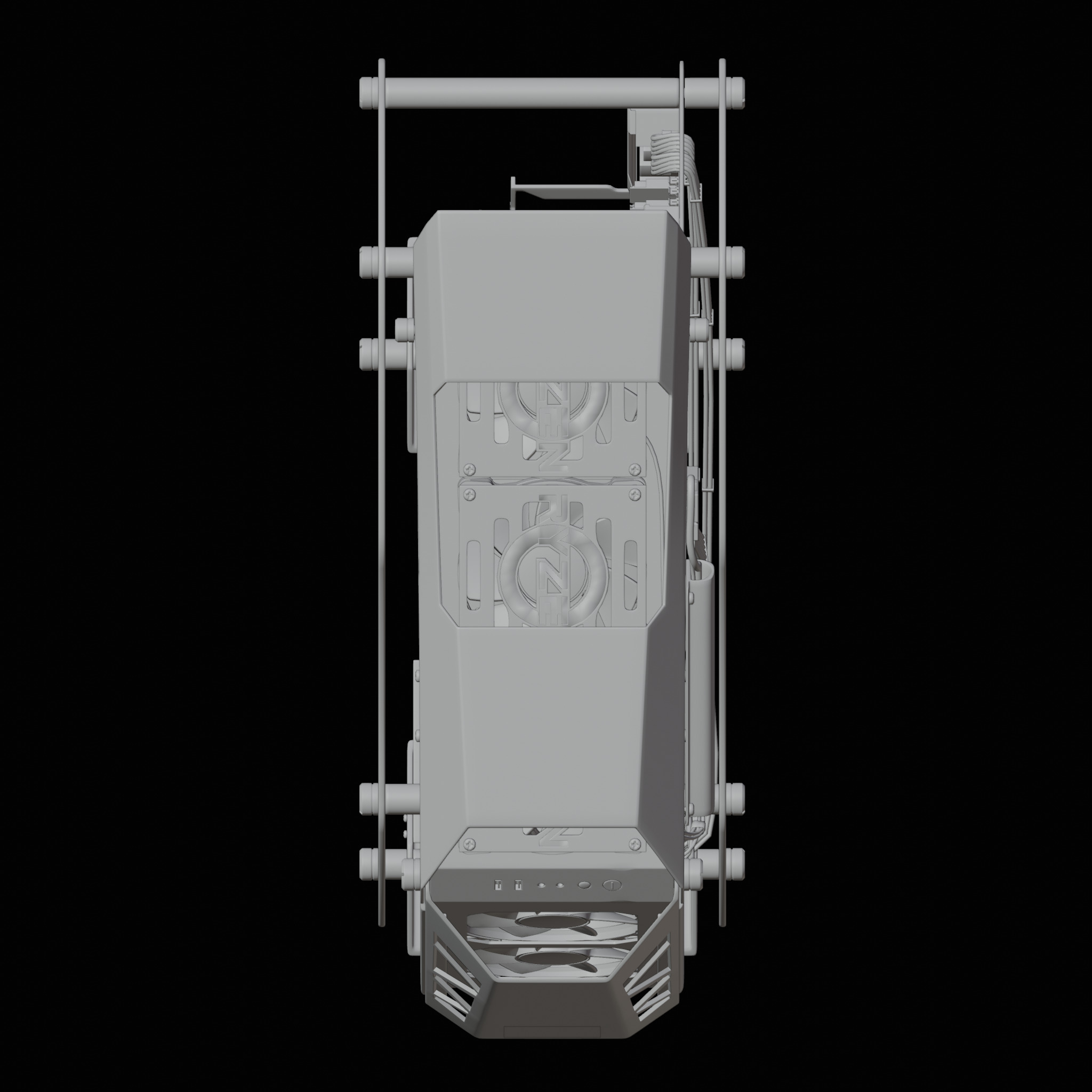 Cougar Conquer Gaming PC 3D model_6