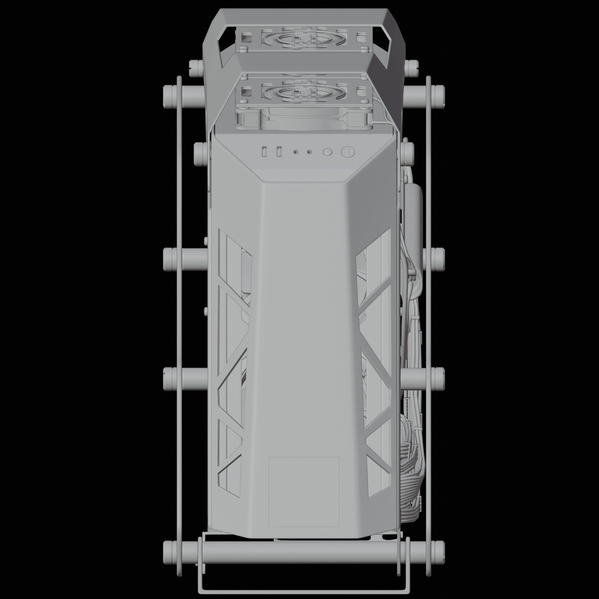 Cougar Conquer Gaming PC 3D model_9