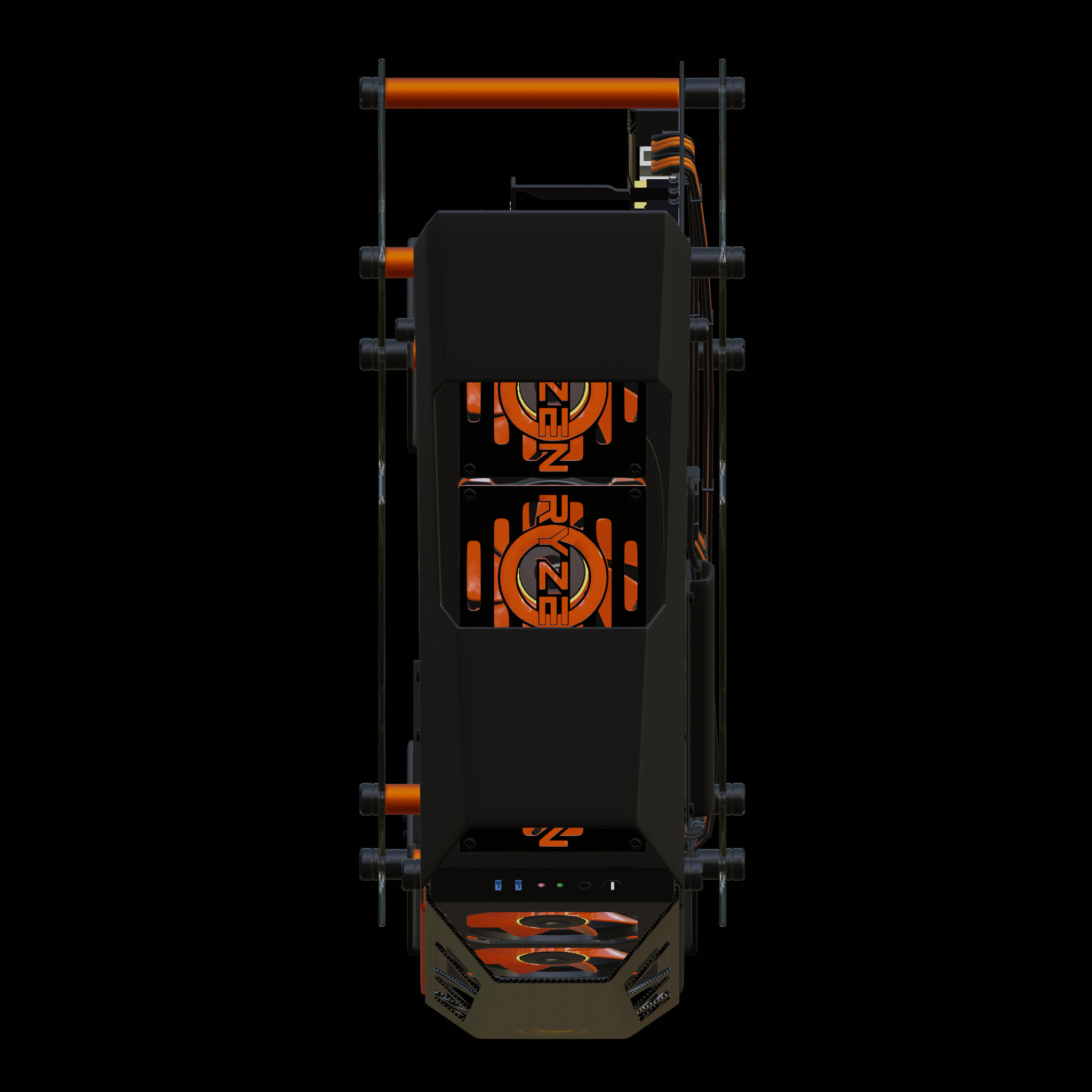 Cougar Conquer Gaming PC 3D model_3