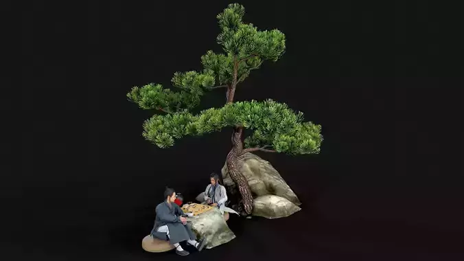 man Character Low-poly 3D model
