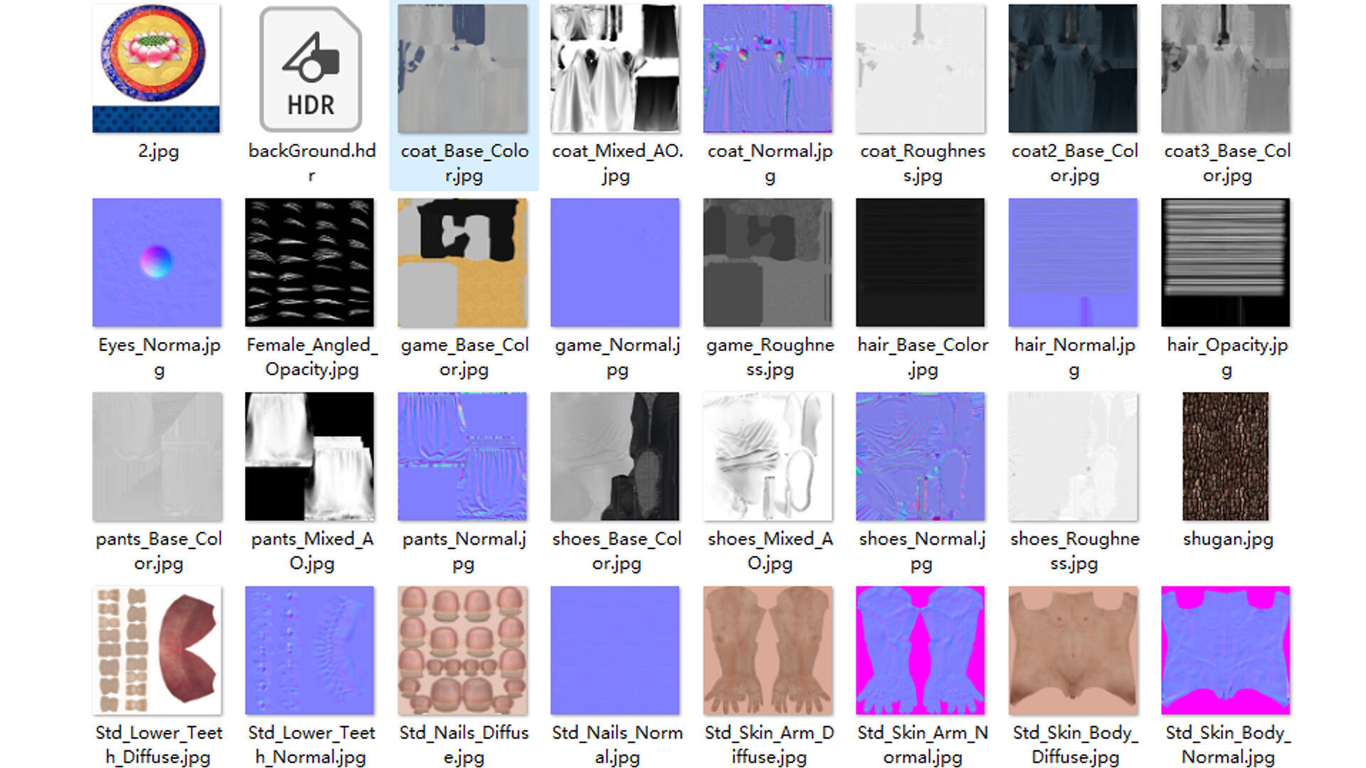 man Character Low-poly 3D model_13