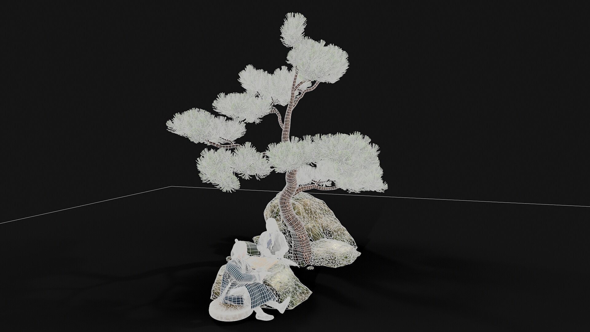 man Character Low-poly 3D model_11