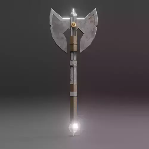 Double-Bladed Battle Axe Optimized for Performance