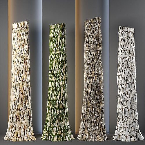 4 Tree bark and trunk vol 16 - 4k - pbr - tileable Texture