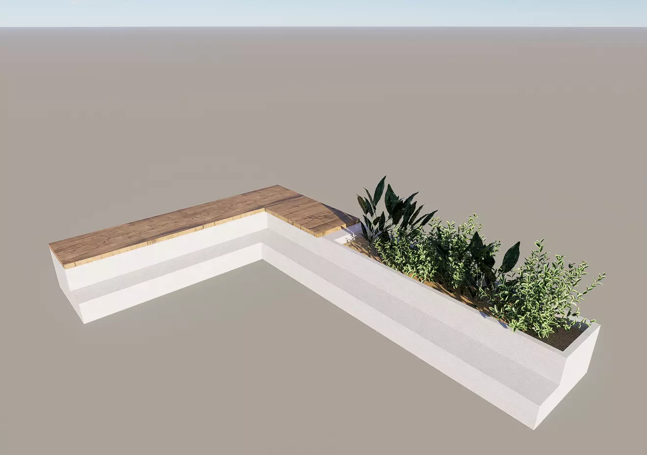 outdoor seating  Free 3D model_0